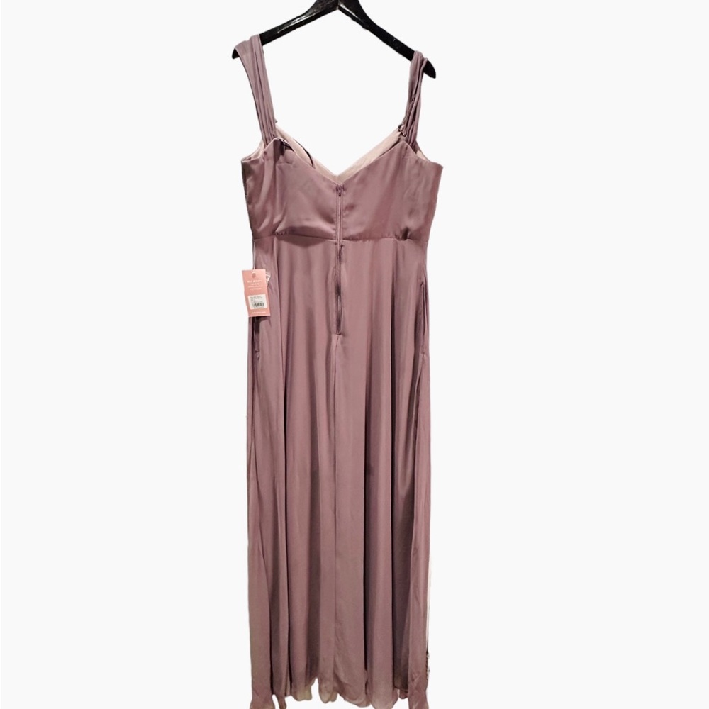 Birdy Grey DEVIN CONVERTIBLE DRESS CHIFFON DARK MAUVE XL NEW NWT BRIDESMAID - Picture 5 of 6